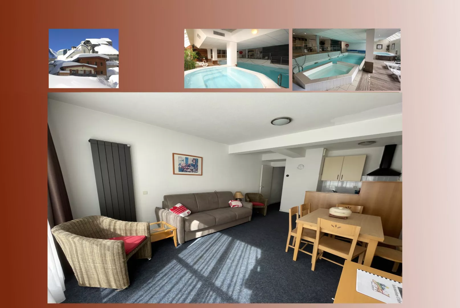 C07 / 2 pièces coin montagne / Gourette / Gourette - Station