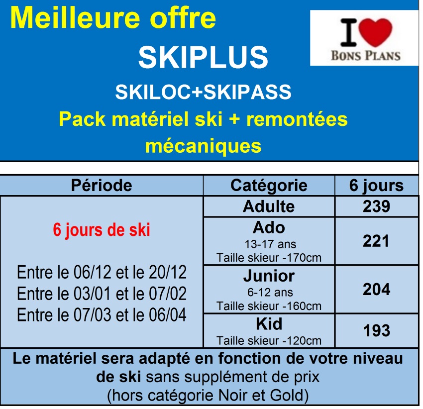 skiplus HORS VAC 2026